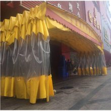 普 洱澜 沧ZKYL-07餐饮移动镀锌钢管户外推拉雨棚避光遮阳