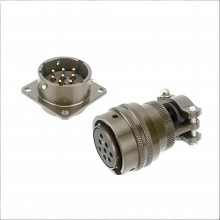 MIL-C-26482 8芯圆形连接器 航空插头 机车牵引系统动力连接核心