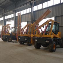 【辽宁全液压高速公路护栏打桩机道路打桩