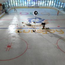 冰球射击训练垫片定做安装冰球训练用HDPE挡板定做安装冰球射门训练板UPE耐磨练习板生产厂家