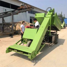 5立方柴油翻斗清粪车 养牛场自动清理车 大型牛圈三轮铲粪机 浩发