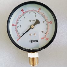 TOZEN压力表0-10kg滔辰1.0MPa压力计4分径向连接