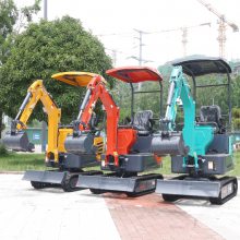 沃特开槽掘土微型钩机路面破碎小型挖掘机房屋改造微小挖机