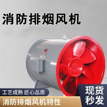 单速双速防爆轴流 斜流消防排烟风机 低噪音HTF轴流风机