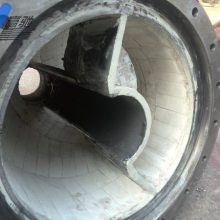 淄博陶瓷厂供应耐磨陶瓷管道 贴片式 焊接式 套管式氧化铝陶瓷管道