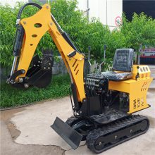 工程改造挖沟微型挖机 杰工08小型挖掘机 果园农用小型挖土机