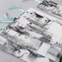 定制卡通水果香味书签12款水果味 异形书签跨境香味书签