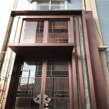 别墅仿古铜不锈钢大门 古铜拉丝门框包边 哑光镀铜板门套可定做