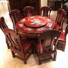 印尼黑酸枝红木家具餐桌格黑酸枝餐桌工厂批发报