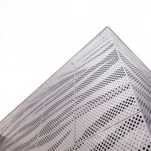 外墙装饰冲孔铝单板工程幕墙艺术冲孔铝单板图片