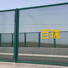 公跨铁路桥梁防抛网 防抛网钢管立柱 高强度防抛网焊接隔离栅