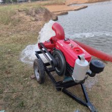 高压大面积喷灌泵 柴油小型浇地水泵 20立方农田灌溉泵