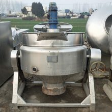 顺达供应二手夹层锅 300L不锈钢电加热蒸煮锅