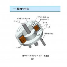 日本进口shindengen新电元 简单结构 直接旋转运动电磁铁 2E