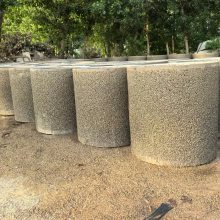 无砂管内径外径300 400 500管径降水井水泥砾石混凝土透水管