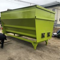 卧式自动称重9立方粉碎搅拌机 奶牛场定制日粮拌料机 中泰机械