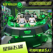vr商用设备飞碟VR动感平台景区投放创业投资