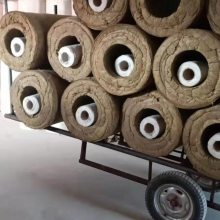商场暖通岩棉管DN150DN400中央空调水管保温管
