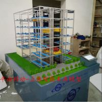 立体车库模型 动态金属不锈钢立体车库模型定制 单边巷道立体车库模型