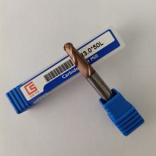 批发台湾HRC65度钨钢球头铣刀 硬质合金数控刀具 二刃钨钢铣刀