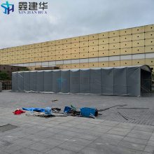 温州乐清推拉停棚仓储雨棚防风效果好