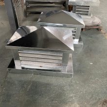 烟台C系列方形百叶风帽 防倒灌通风窗 屋顶烟囱帽定制