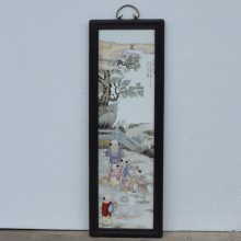 景德镇陶瓷画瓷板画 客厅挂画春夏秋冬装饰画 酒店饭店四条屏挂屏