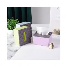 波纹纸巾盒定制饭店餐厅卫生纸餐巾盒定做家用塑料广告抽纸盒