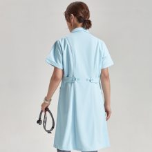 药店白大褂男蓝领长短袖厚款医生服女皮肤管理师药房美容院工作服