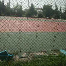 陕西西安学校羽毛球场围网篮球场防护网室外足球场防护围栏