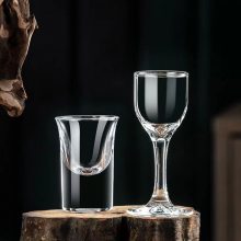 烈酒杯酒盅玻璃白酒杯套装分酒器小号小酒杯一口杯中式饭店用家用