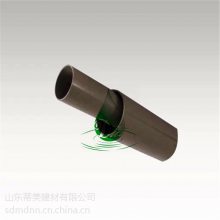 蒂美厂家供应海南PVC110咖啡色圆管 彩色落水管 PVC彩色外墙排水管