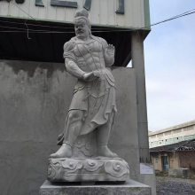 大型石雕哼哈二将古代神话人物雕刻寺庙宗祠青石花岗岩佛像门神像