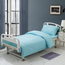 医院诊所床上用品三件套防疫隔离医护床单被罩养老院床品被褥批发