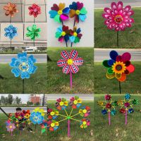 廠家直銷雙層牡丹花加蟲風(fēng)車單層布太陽花風(fēng)車義烏玩具風(fēng)車批發(fā)