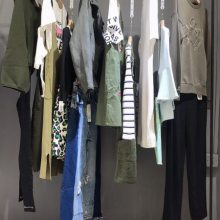 拉夏贝尔秋装广州品牌女装折扣批发走份一手货源电商平台直播进货渠道