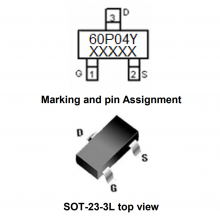 NCE60P04Y SOT-23-3L ½NCE Pǿ͹MOSFET