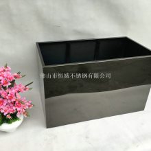 廠(chǎng)家直銷(xiāo)不銹鋼玫瑰金花盆園藝景觀(guān)花箱設(shè)計(jì)制作戶(hù)外花壇花池樹(shù)池