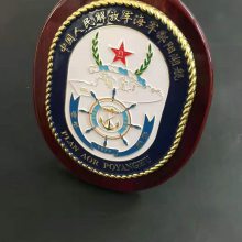 深圳金属舰徽定制厂家 舰徽盾牌定制