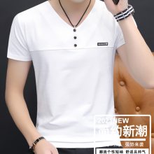 夏季青少年潮流男装短袖中国风打底衫内搭体恤上衣打底衫