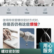 汉高乐泰液体生料带572密封胶金属粗细螺牙管路可拆卸密封管道胶