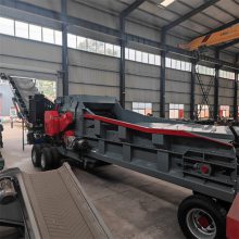 柴油移动式木材破碎机废木粉碎机大型园林绿化树枝破碎机