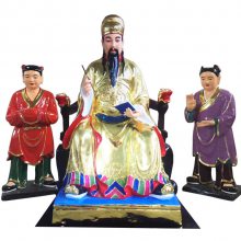 善缘玻璃钢树脂神像佛像供应 文昌帝君1.8米神像 天聋地哑小神童 魁星老爷佛像