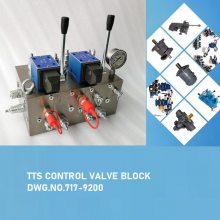 TTS CONTROL VALVE BLOCK DWG.NO.717-9200-Ʒ