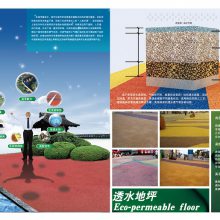 海南文化广场混凝土彩色透水地坪透水砼增强剂喷涂罩面漆
