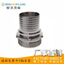 EN14420-3DIN2817不锈钢GA外丝宝塔接头德标马吉防脱比塔快速接头