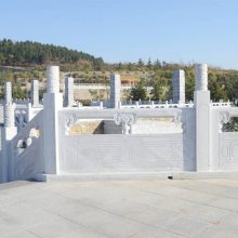 大理石栏杆雕刻厂-供应贵州省大理石护栏加工制作与安装