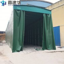 大连长海 室外推拉雨棚 推拉遮阳篷 雨蓬花篮螺丝