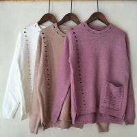 2019春款 SOLENT彡仂品牌女装针织衫 圆领 套头 均码