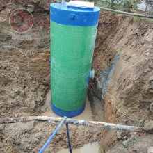 重庆长寿玻璃钢根图纸定制泵站泵站工程简介污水处理站危险源
